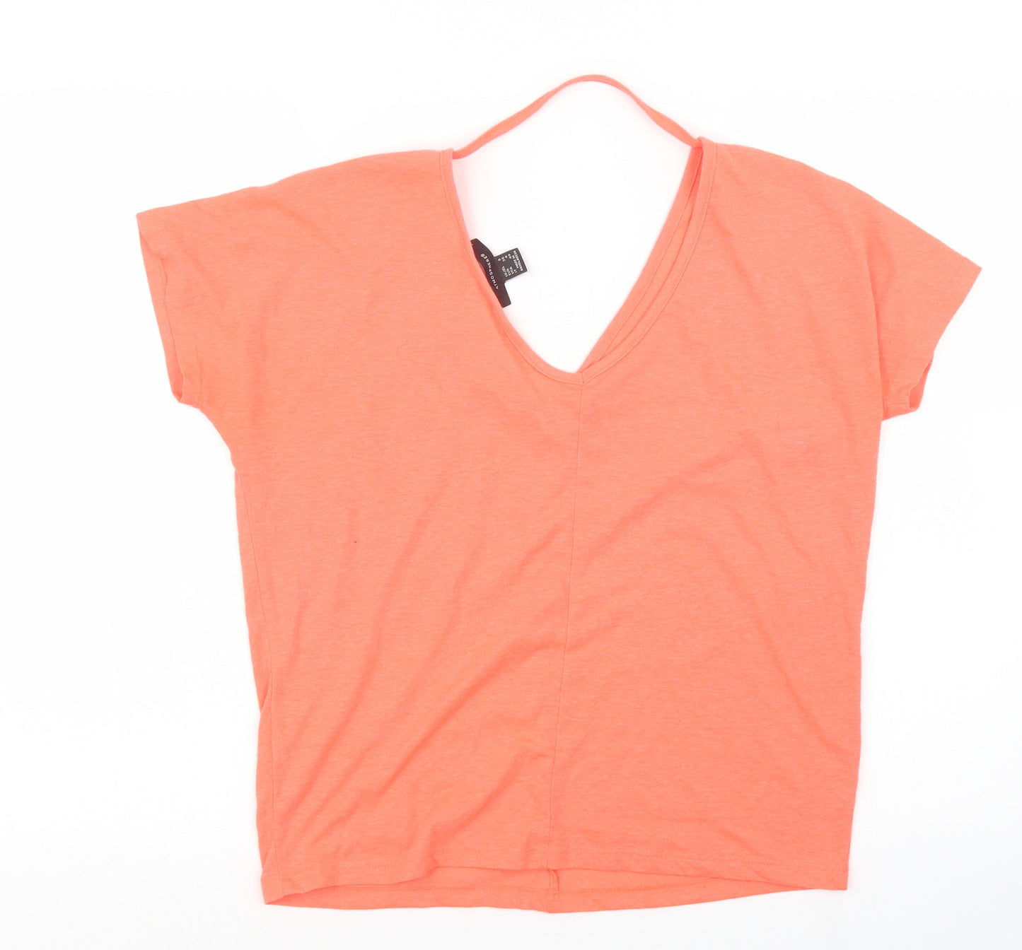 Atmosphere Womens Orange   Basic T-Shirt Size 8