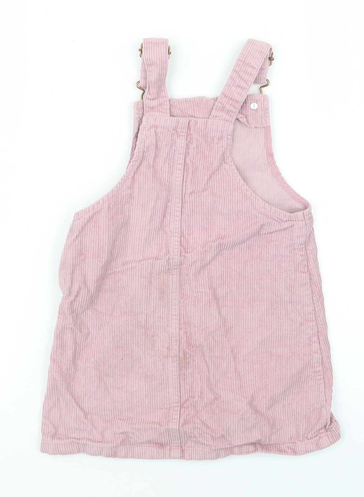 E-vie Girls Purple   Pinafore/Dungaree Dress  Size 4-5 Years