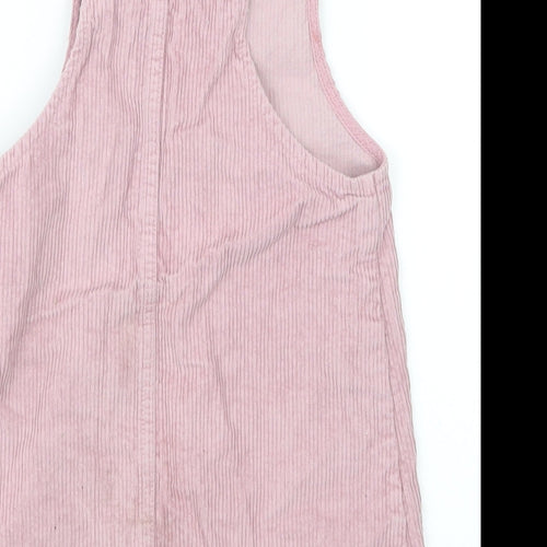 E-vie Girls Purple   Pinafore/Dungaree Dress  Size 4-5 Years