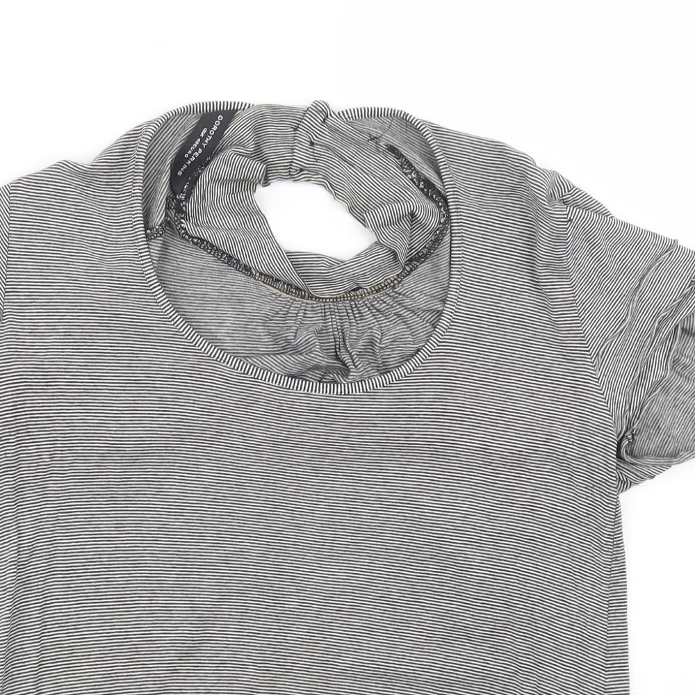 Dorothy Perkins Womens Black   Basic T-Shirt Size 12