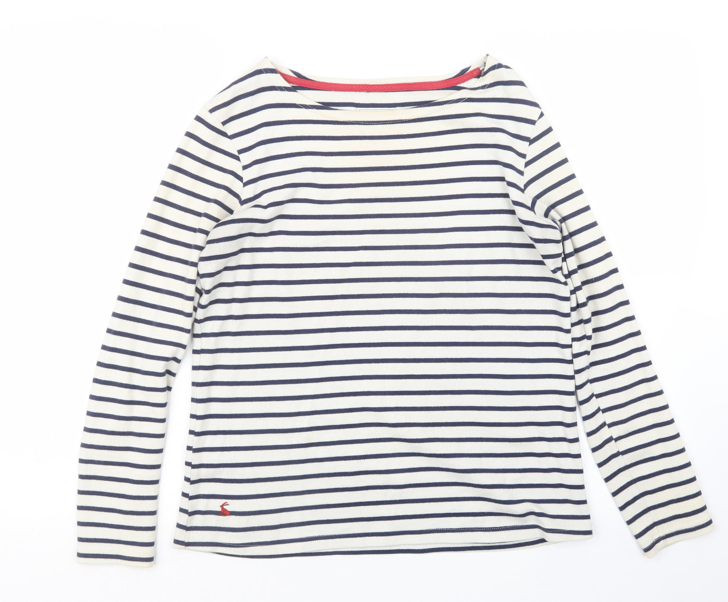 Joules Womens Blue Striped  Pullover Jumper Size 10