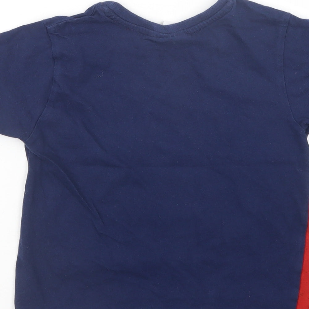 Primark Boys Blue   Basic T-Shirt Size 3-4 Years  - Spider-Man