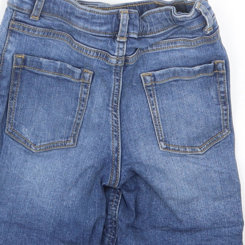 River Island Boys Blue  Denim Bermuda Shorts Size 3-4 Years