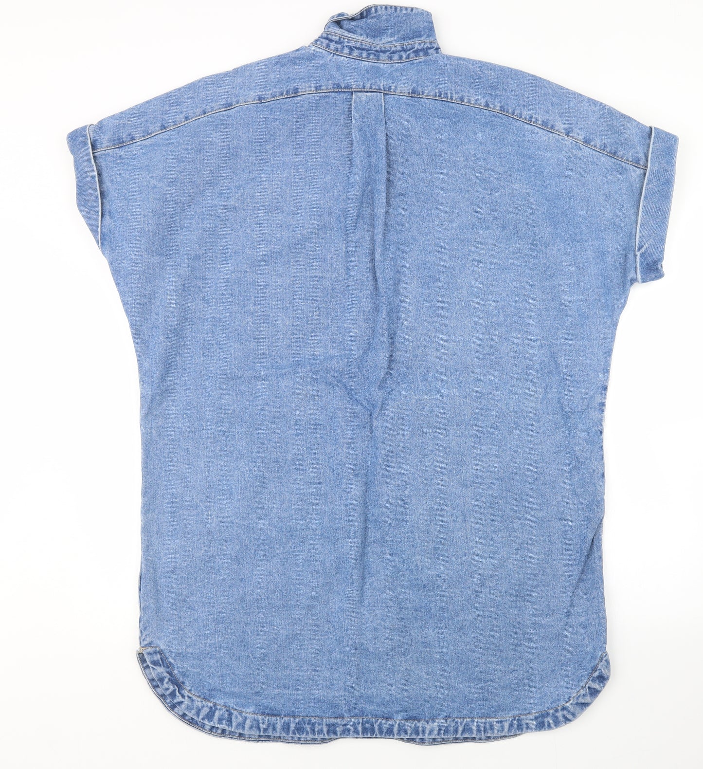 George Womens Blue  Denim Shirt Dress  Size 16