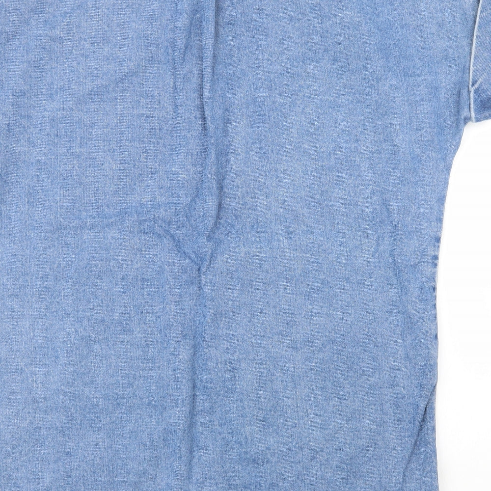 George Womens Blue  Denim Shirt Dress  Size 16