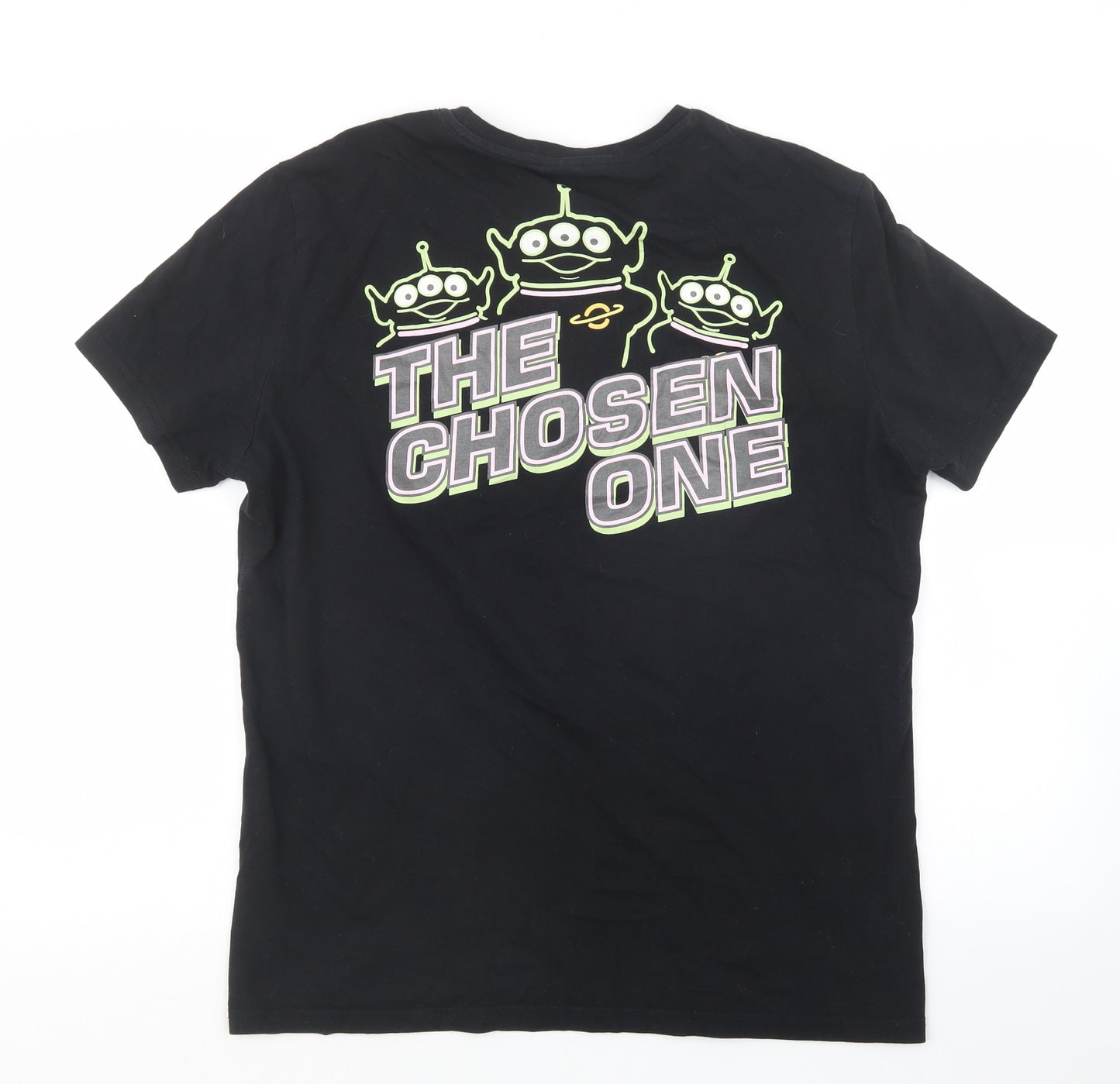 George Mens Black    T-Shirt Size M  - Toy Story