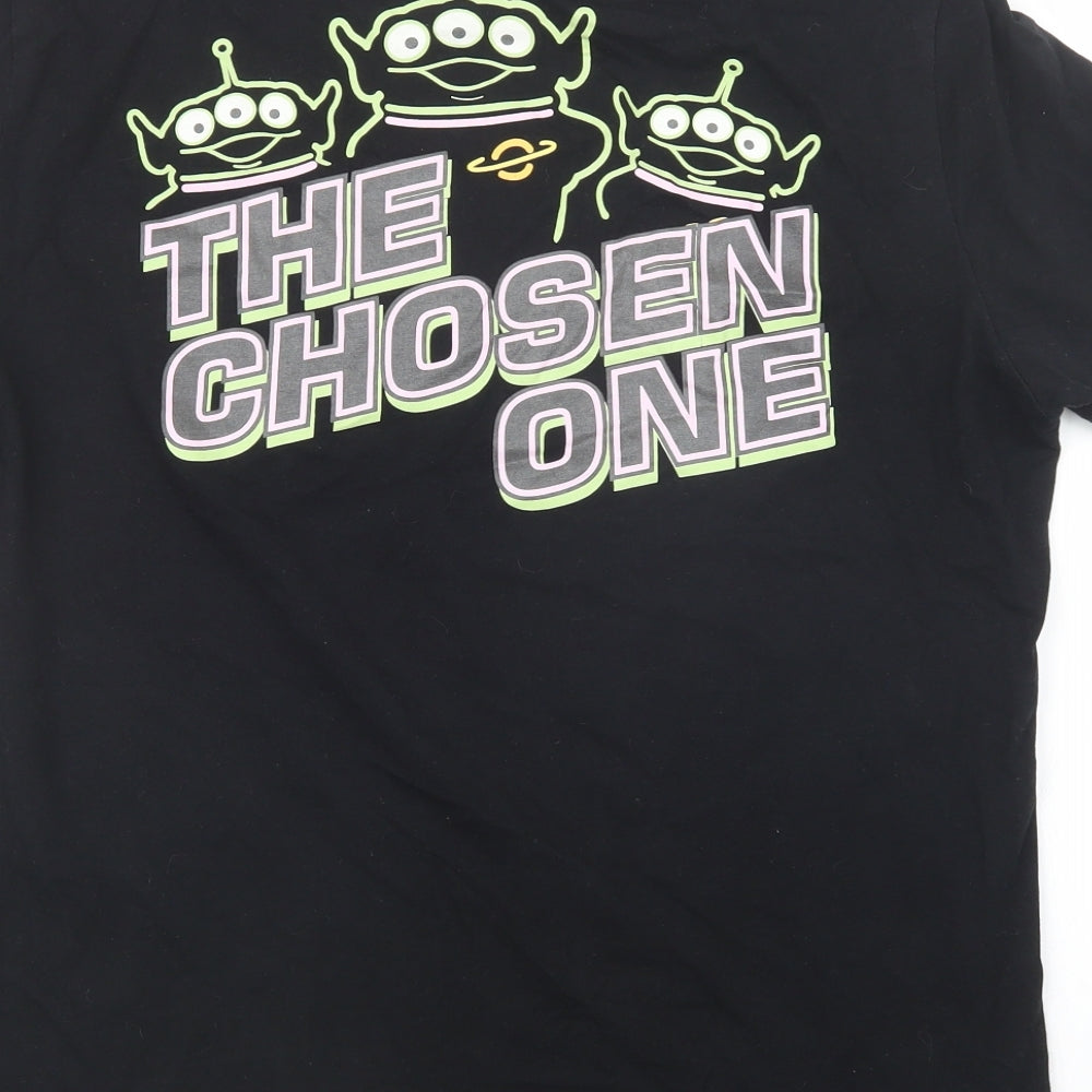George Mens Black    T-Shirt Size M  - Toy Story