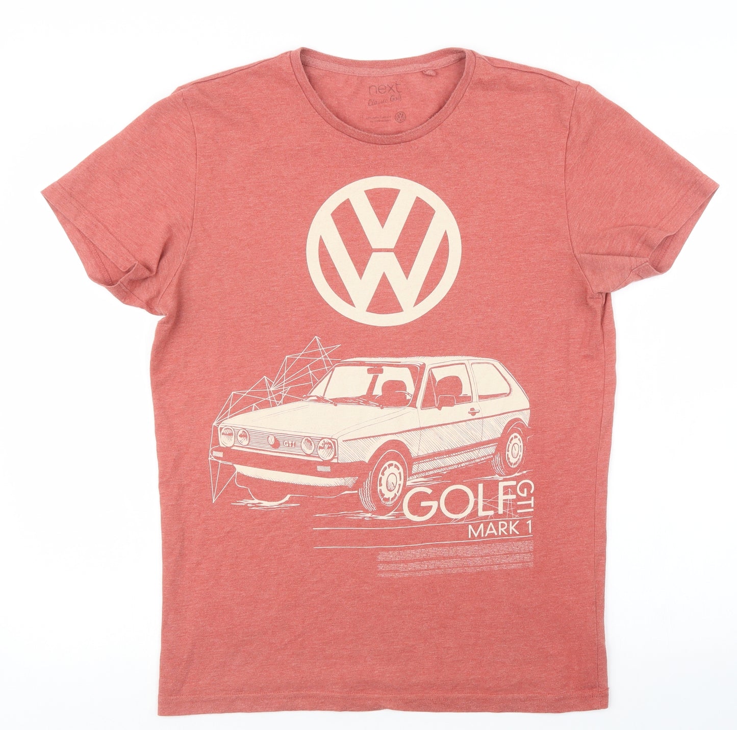 NEXT Mens Pink    T-Shirt Size M  - VW