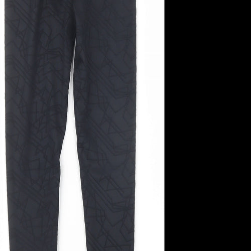 Boux Sport Womens Black   Capri Leggings Size 6 L25.5 in