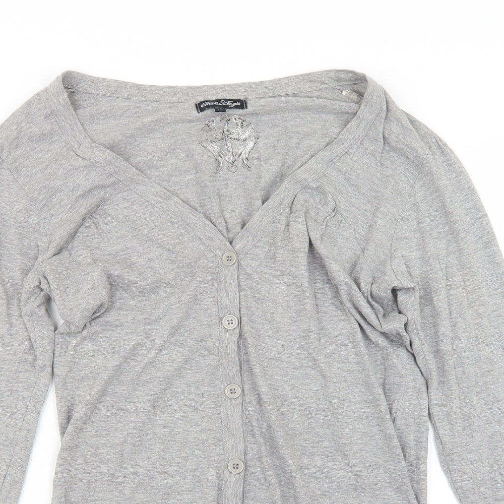 Silent Angels Womens Grey   Cardigan Jumper Size 12