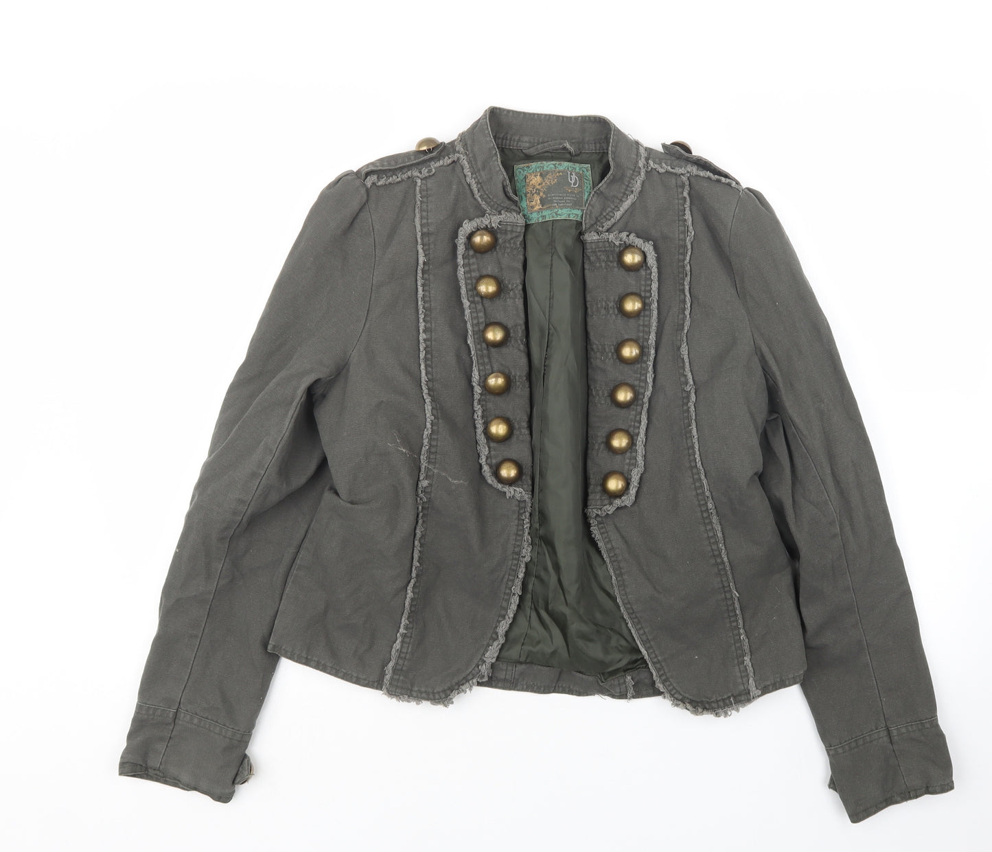 E-vie Womens Grey   Jacket  Size 12