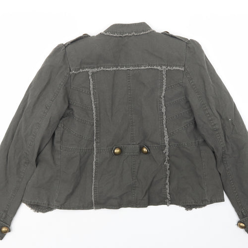 E-vie Womens Grey   Jacket  Size 12