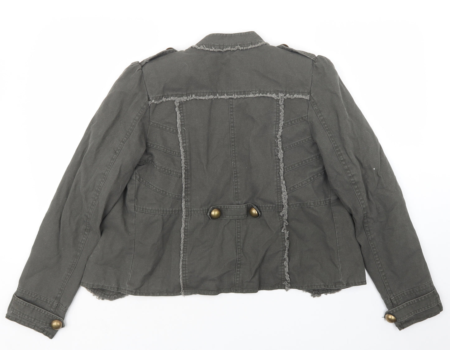 E-vie Womens Grey   Jacket  Size 12