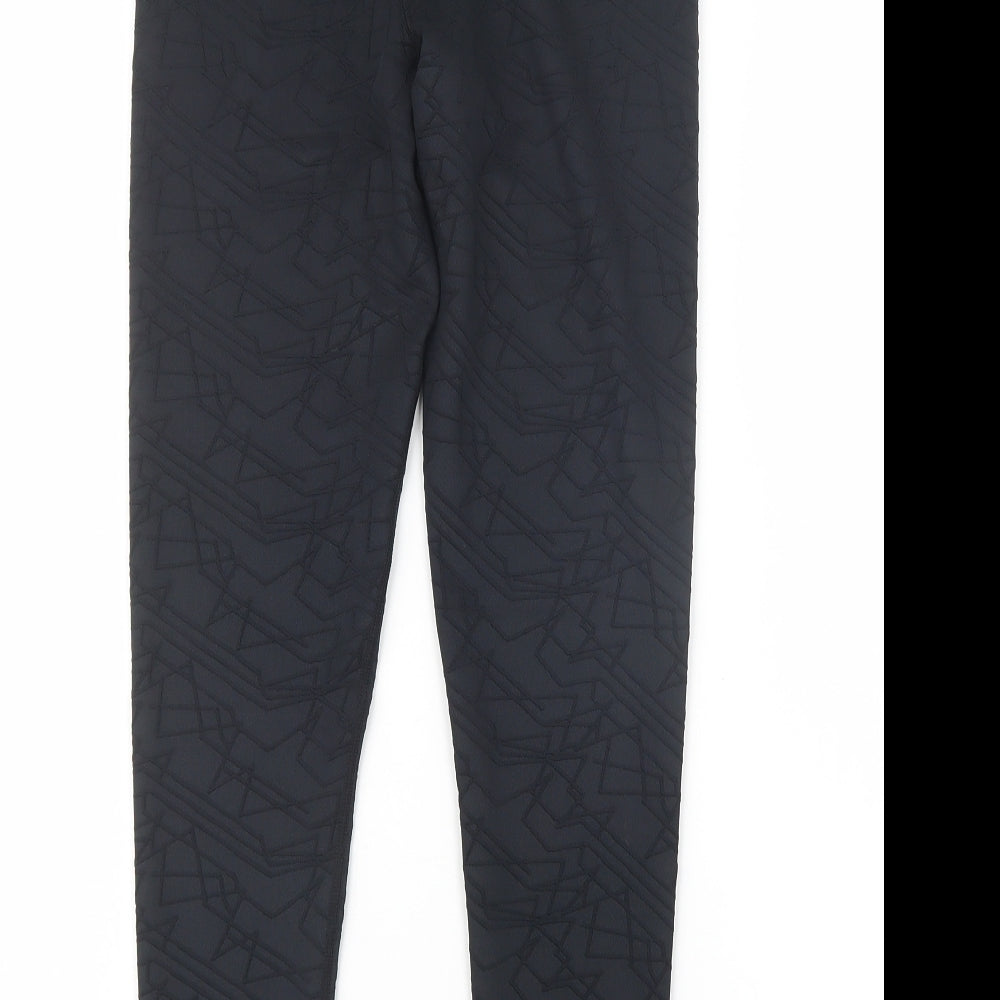Boux Sport Womens Black   Capri Leggings Size 10 L25.5 in
