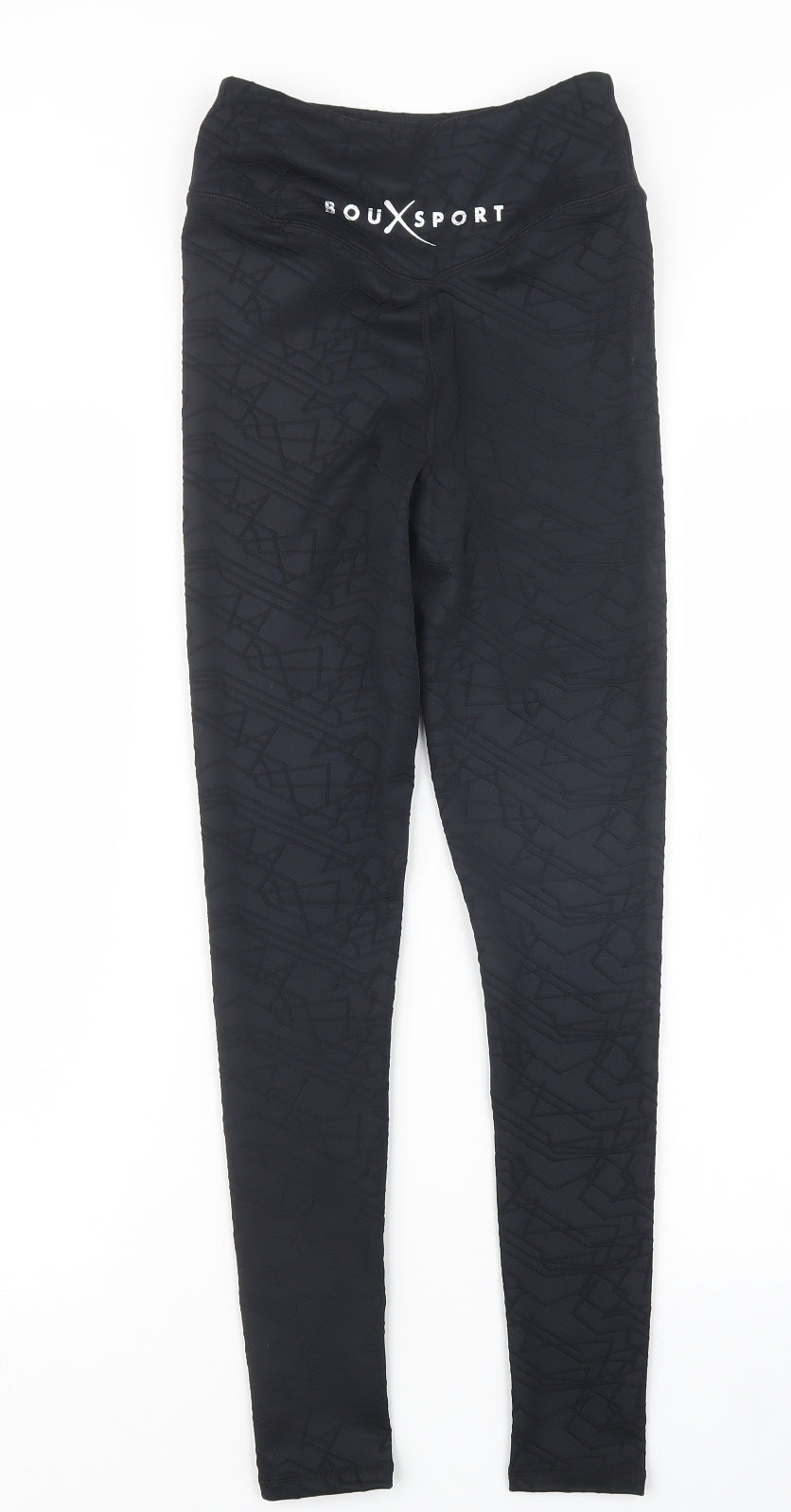 Boux Sport Womens Black   Capri Leggings Size 6 L25.5 in