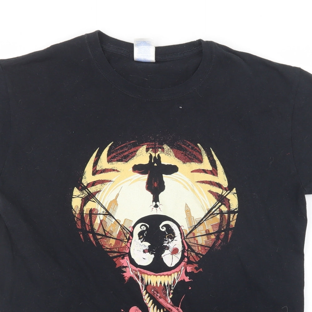 Gildan Mens Black    T-Shirt Size M