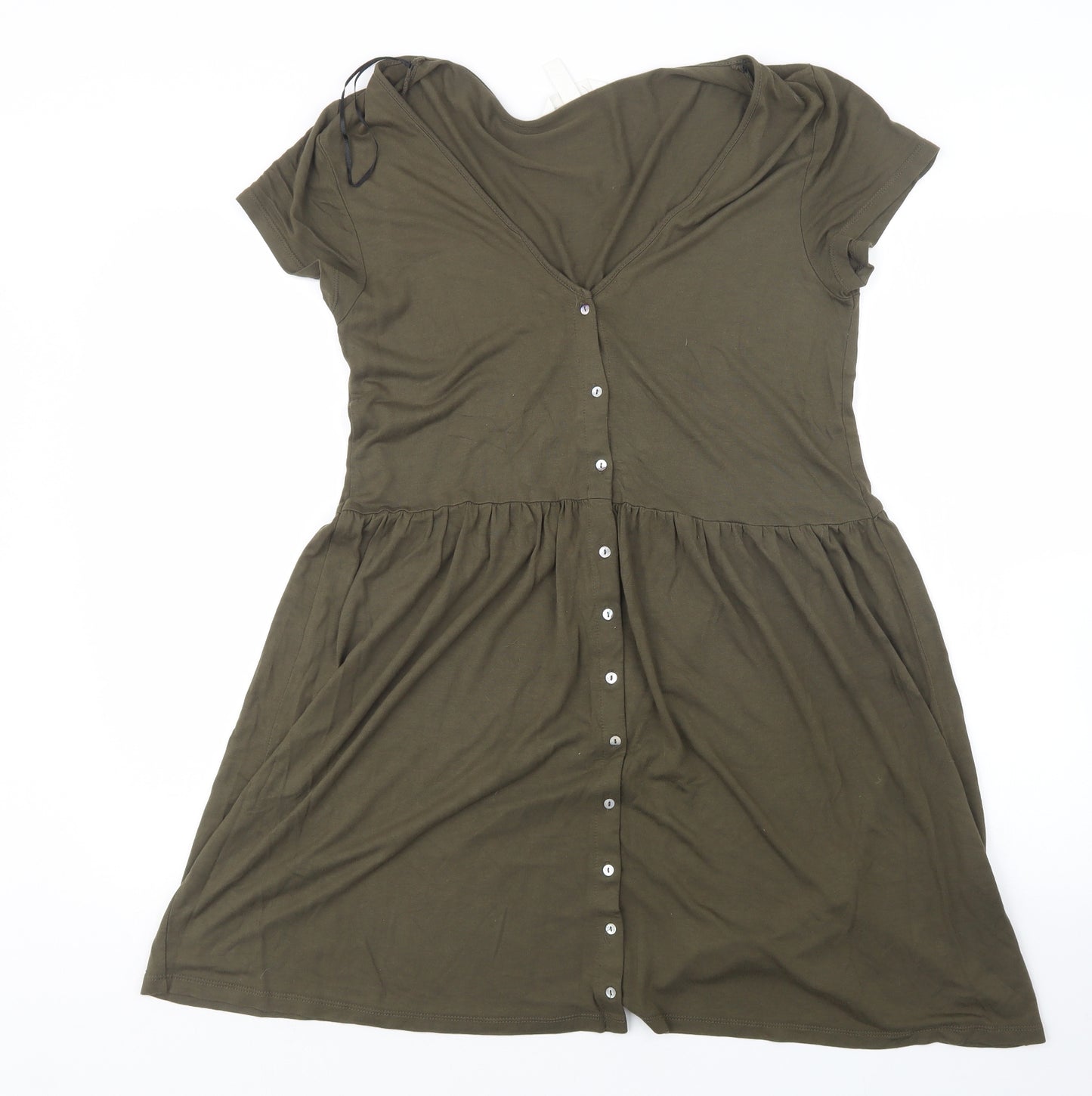 H&M Womens Green   T-Shirt Dress  Size M