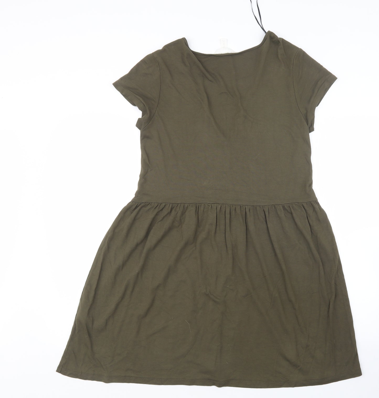 H&M Womens Green   T-Shirt Dress  Size M