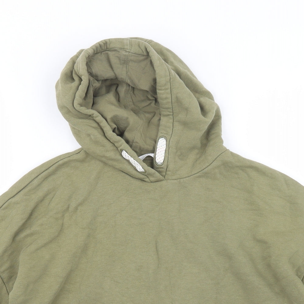 Marks and Spencer Girls Green   Pullover Hoodie Size 11-12 Years