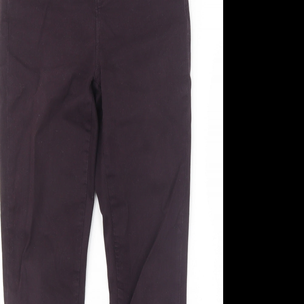Mint Velvet Womens Purple   Straight Jeans Size 10 L28 in
