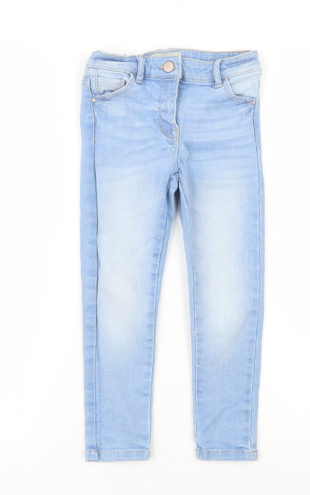 NEXT Girls Blue  Denim Straight Jeans Size 5 Years