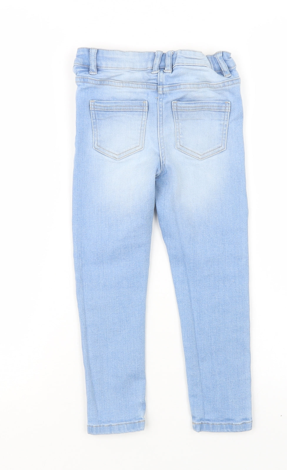NEXT Girls Blue  Denim Straight Jeans Size 5 Years
