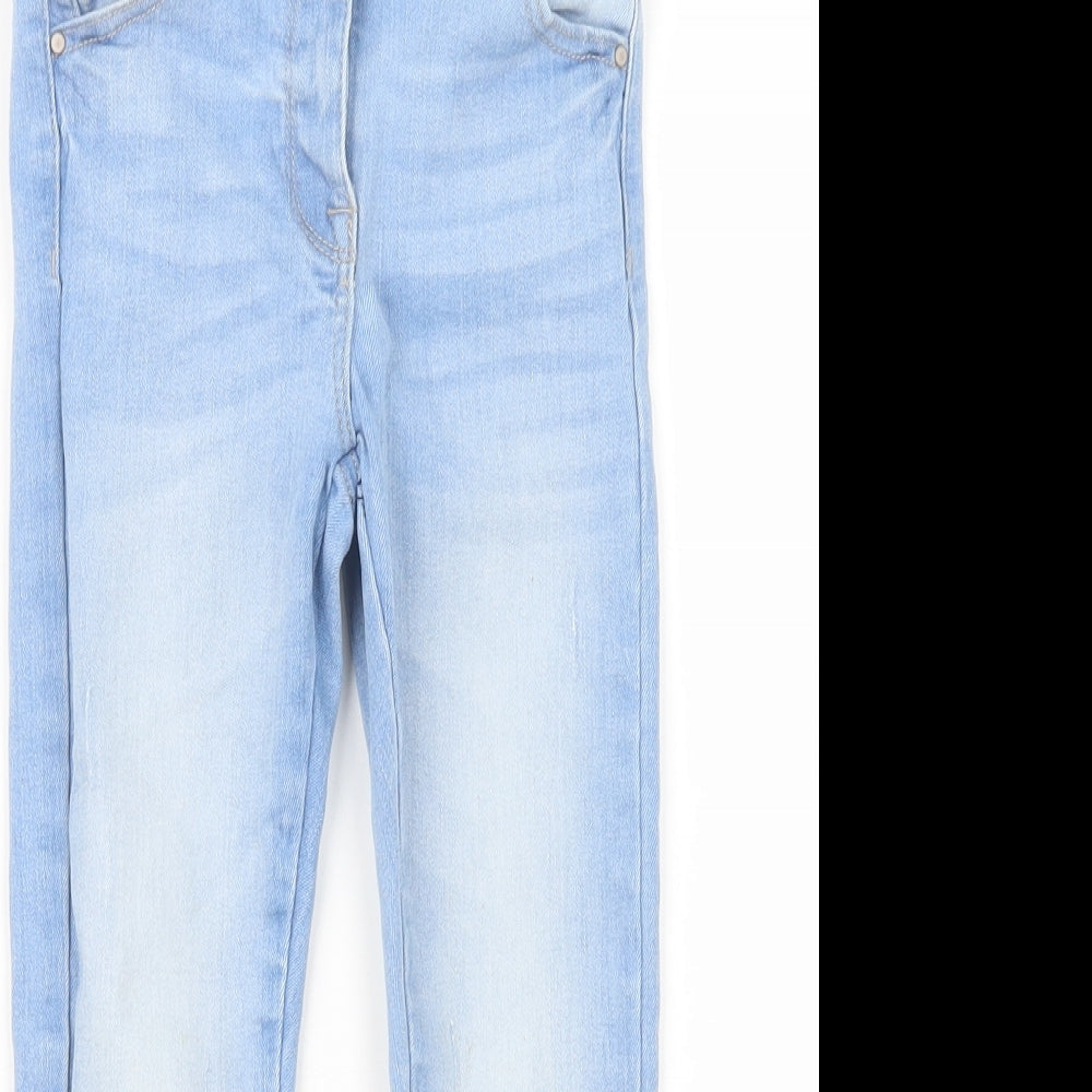 NEXT Girls Blue  Denim Straight Jeans Size 5 Years