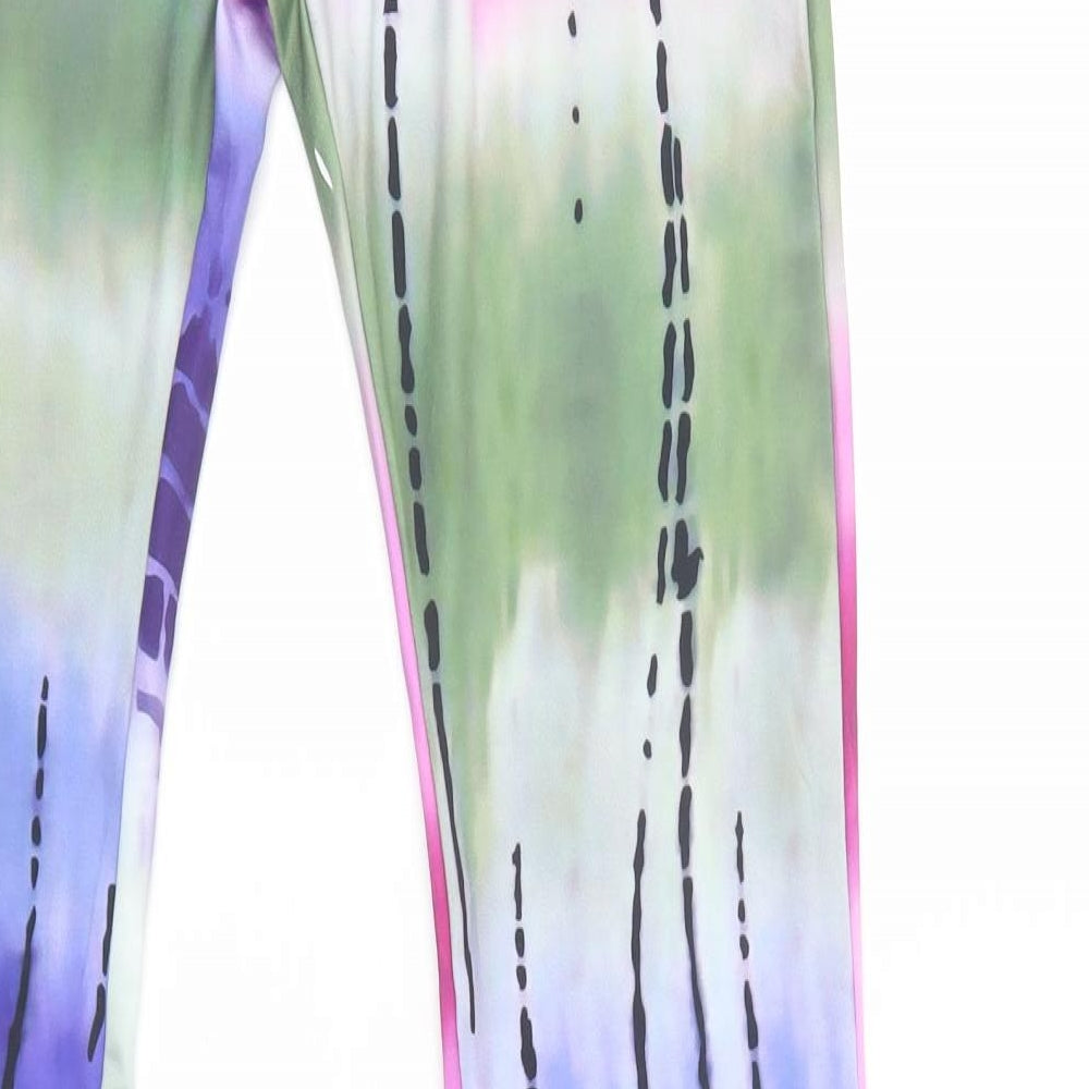 Preworn Womens Purple Geometric  Trousers  Size S L32.5 in