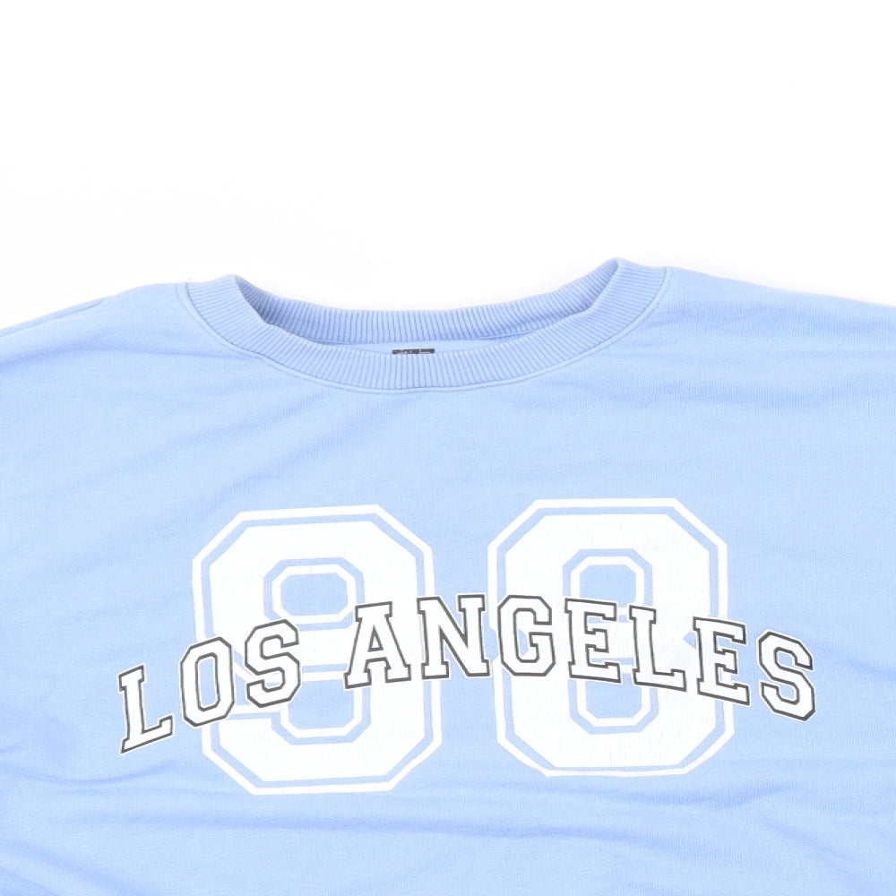 F&F Girls Blue   Pullover Jumper Size 11-12 Years