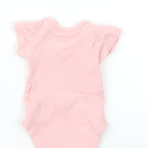 Marks and Spencer Girls Pink   Babygrow One-Piece Size Newborn