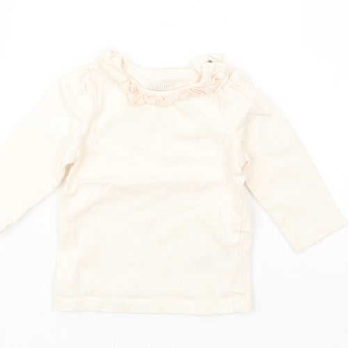 Nutmeg Girls Pink   Basic T-Shirt Size 0-3 Months