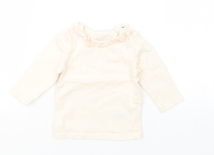 Nutmeg Girls Pink   Basic T-Shirt Size 0-3 Months