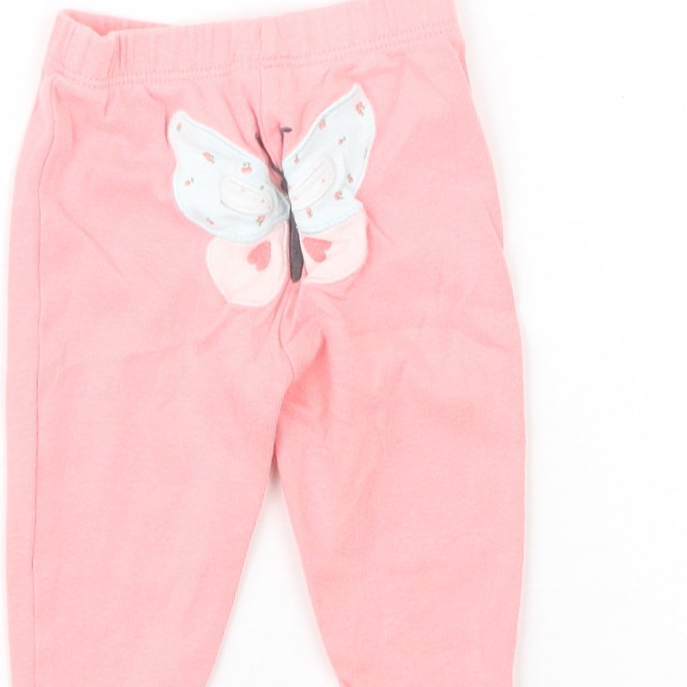 Carter's Girls Pink   Capri Leggings Size 0-3 Months