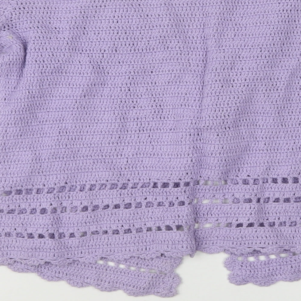 Principles Womens Purple  Knit Cardigan Jumper Size S