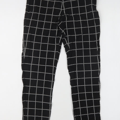 Atmosphere Womens Beige Check  Trousers  Size 6 L27 in