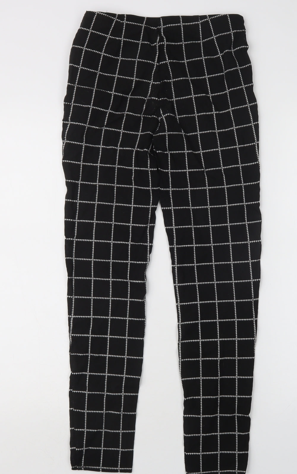 Atmosphere Womens Beige Check  Trousers  Size 6 L27 in