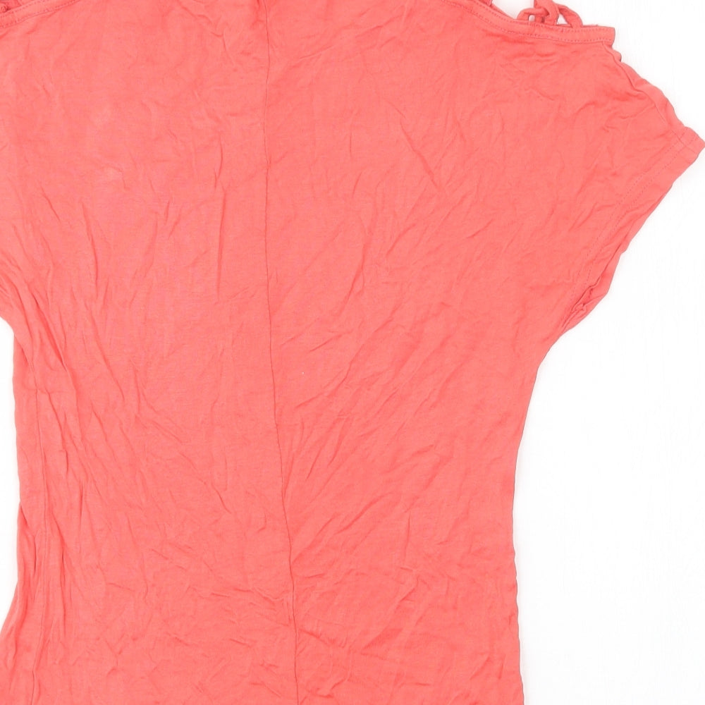 Atmosphere Womens Pink   Basic T-Shirt Size 6