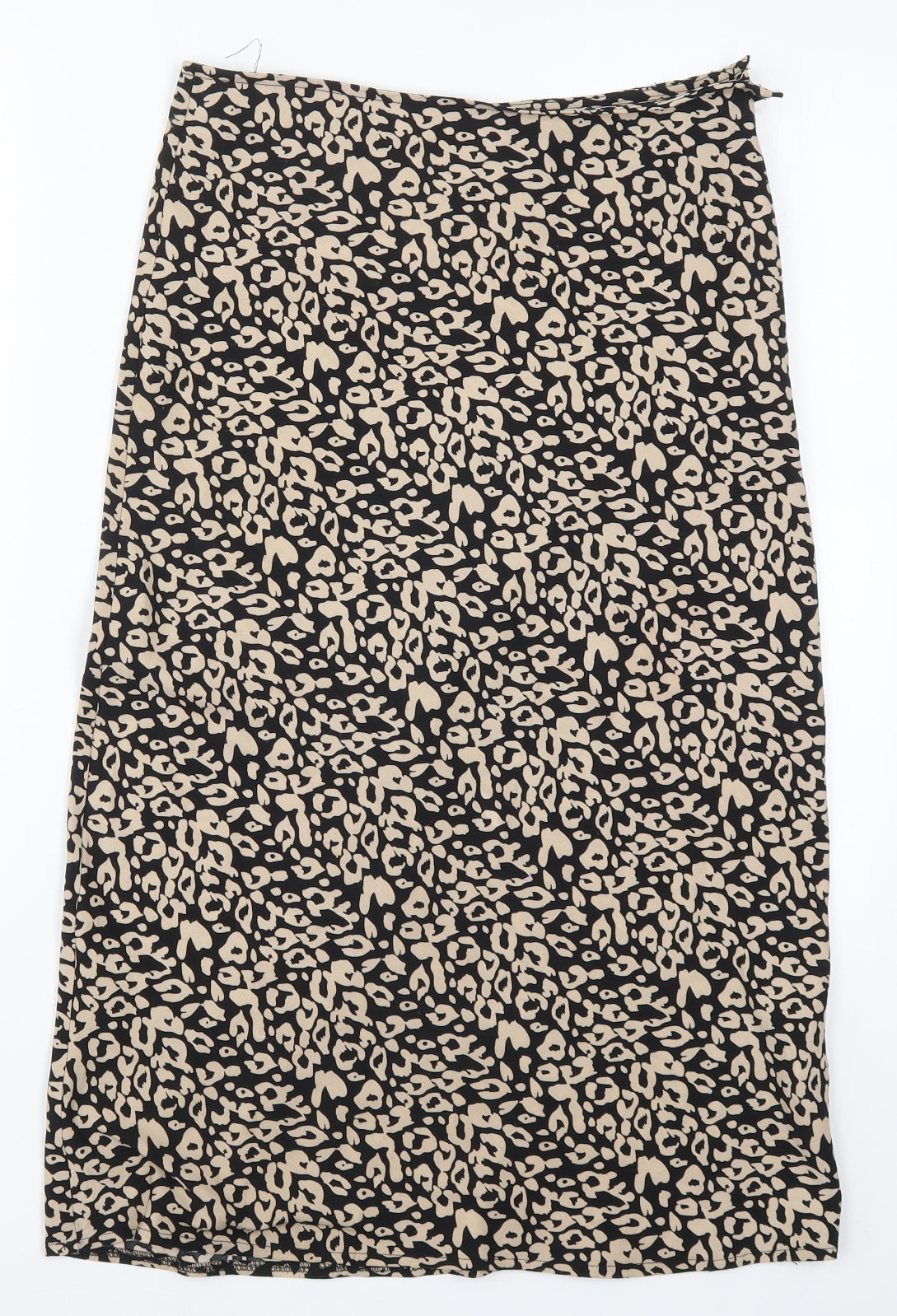 Blossom Womens Beige Animal Print  Straight & Pencil Skirt Size 10