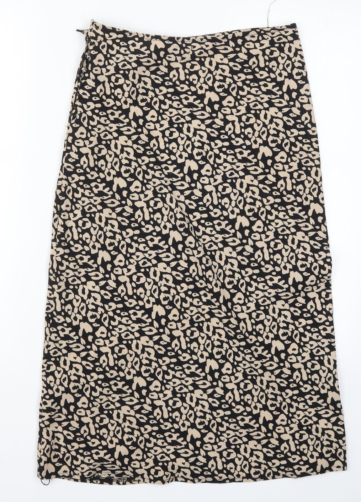 Blossom Womens Beige Animal Print  Straight & Pencil Skirt Size 10