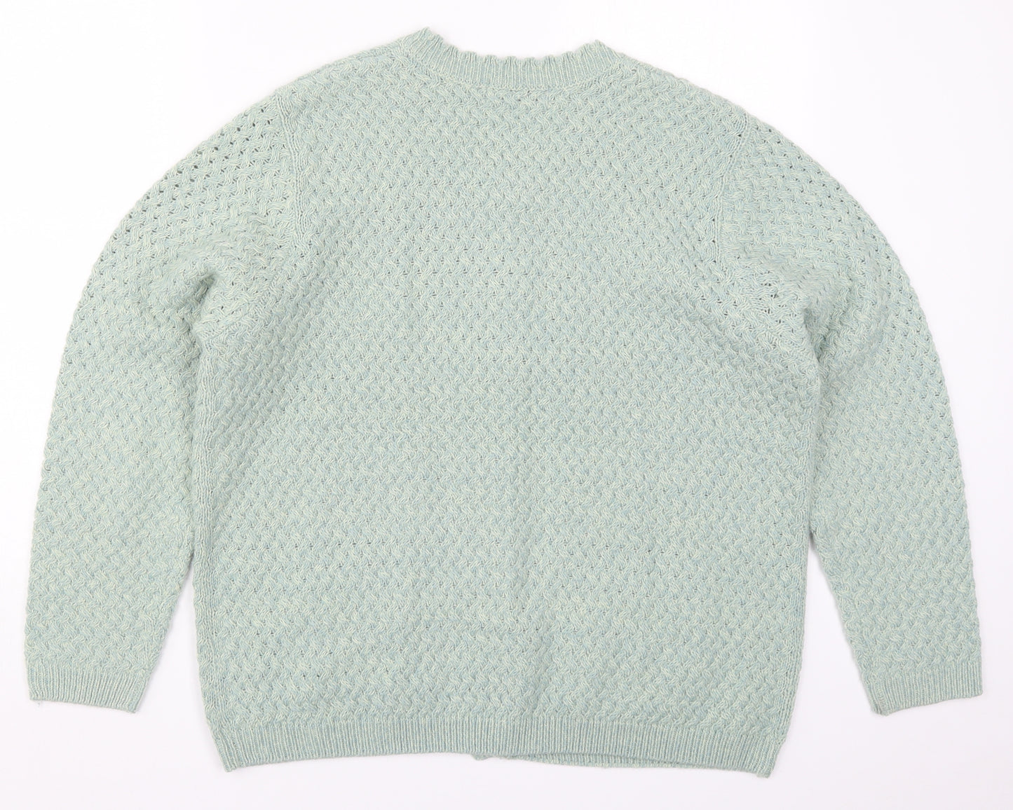 Honor Millburn Womens Green  Knit Cardigan Jumper Size 14