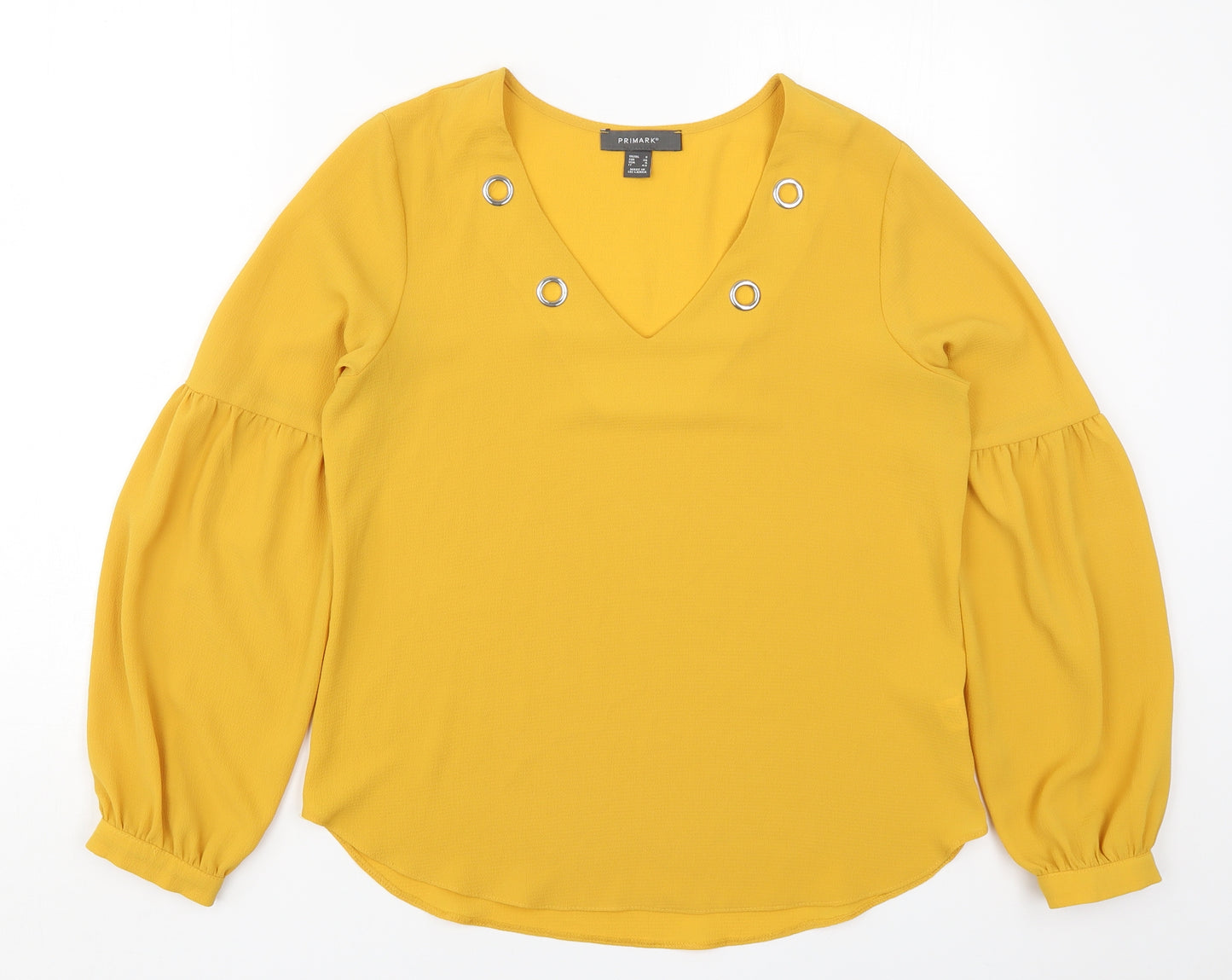 Primark Womens Yellow   Basic Blouse Size 12