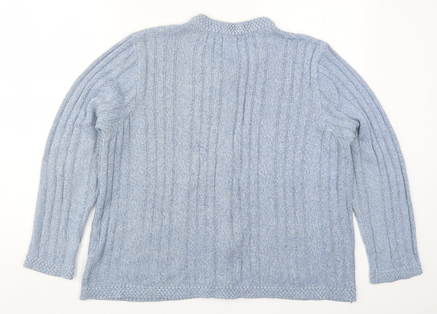 Honor Millburn Womens Blue  Knit Cardigan Jumper Size 18
