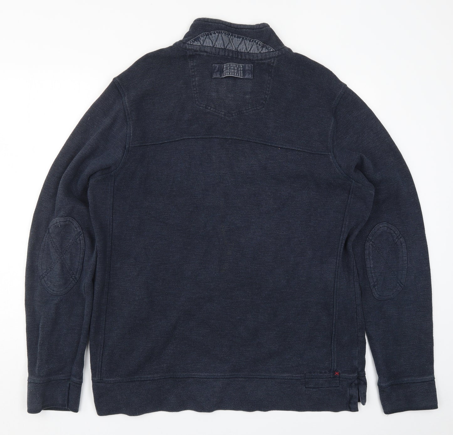 Fat Face Mens Blue   Henley Sweatshirt Size L