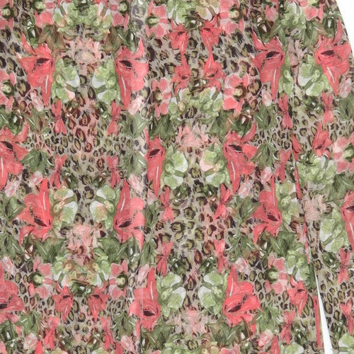 VERO MODA Womens Multicoloured Floral  Shirt Dress  Size M