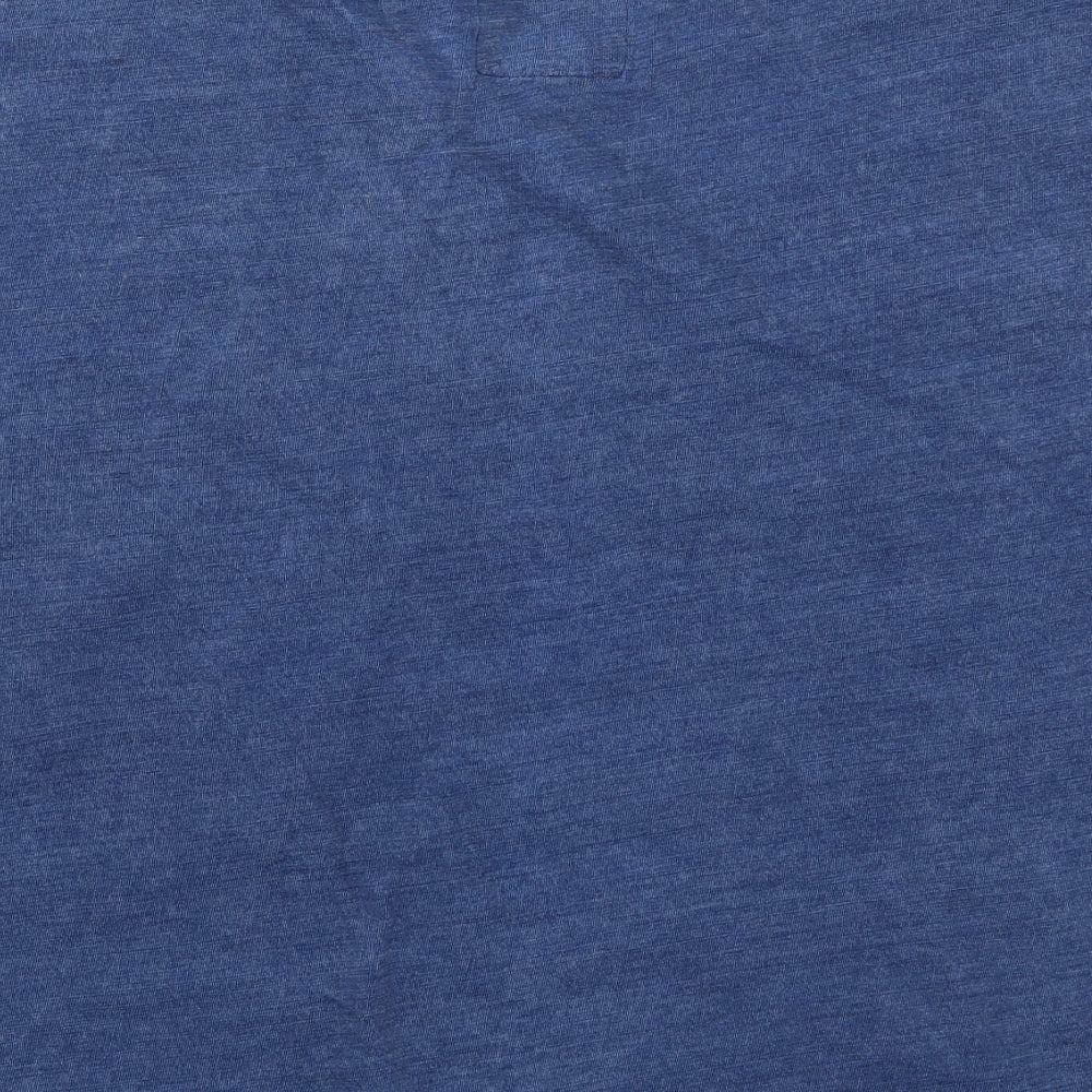 Falmer Heritage Womens Blue Geometric  Basic T-Shirt Size 20