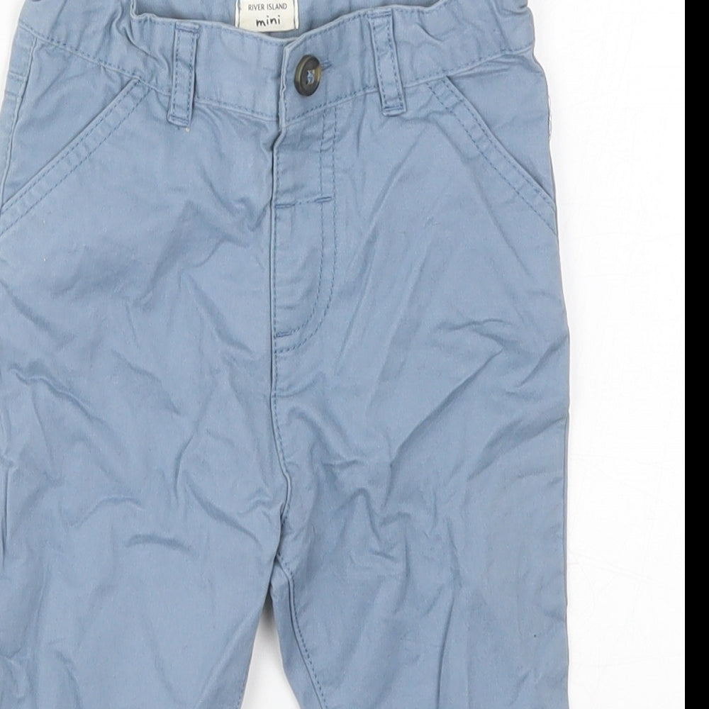 River Island Boys Blue   Capri Trousers Size 18-24 Months