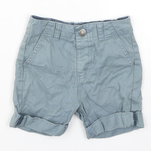 George Boys Blue   Cropped Trousers Size 18-24 Months