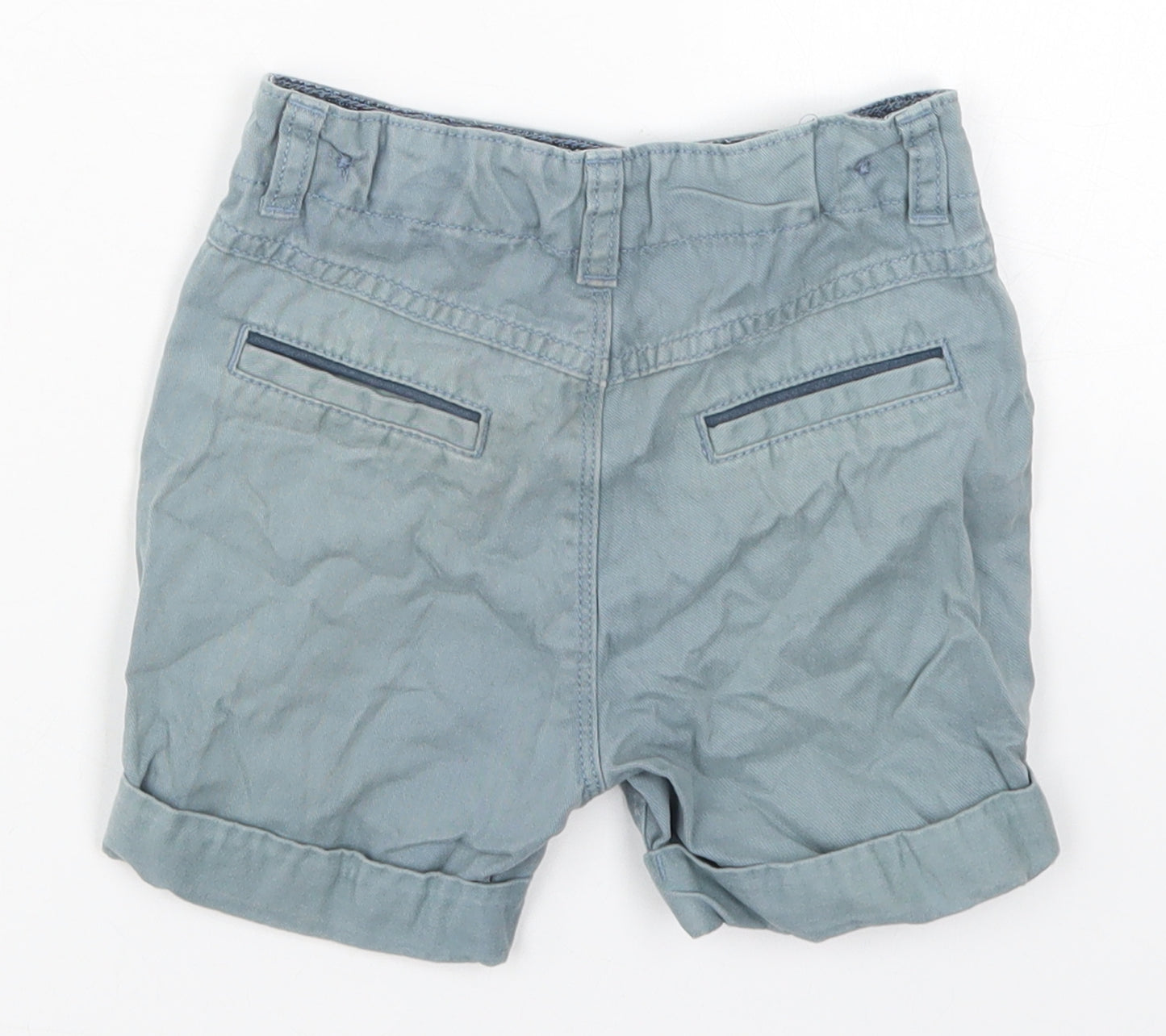 George Boys Blue   Cropped Trousers Size 18-24 Months