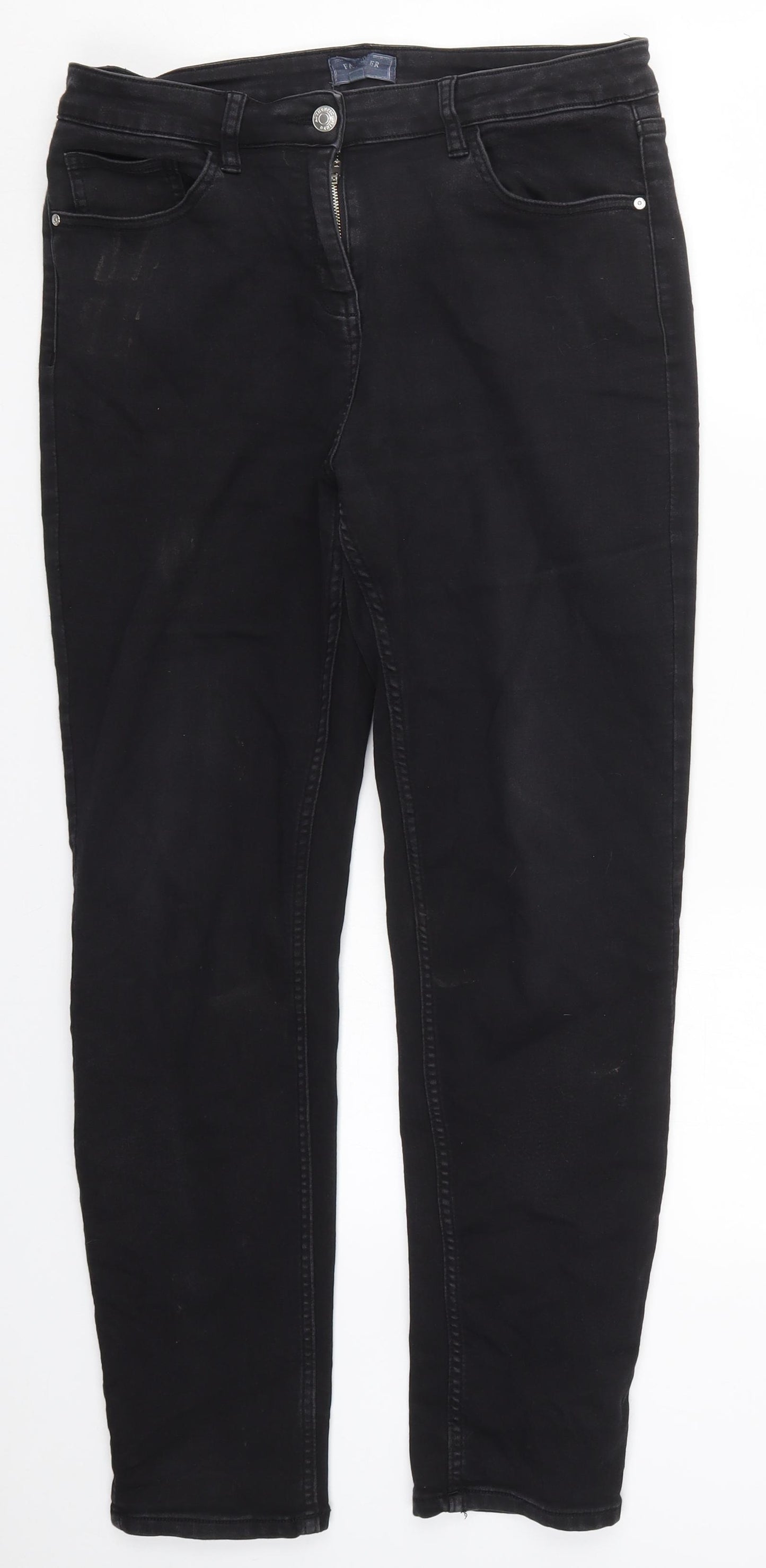 Matalan Womens Black  Denim Skinny Jeans Size 12 L29 in