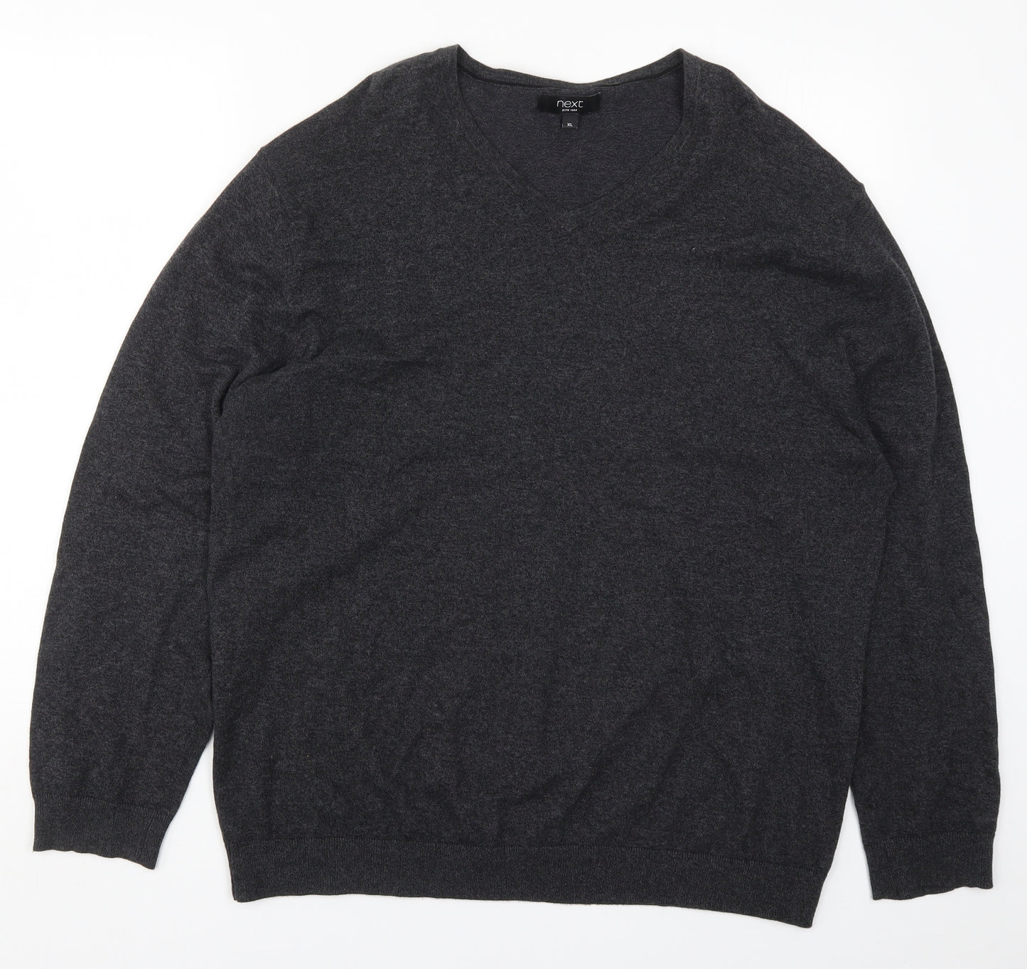 NEXT Mens Grey  Knit Pullover Jumper Size XL